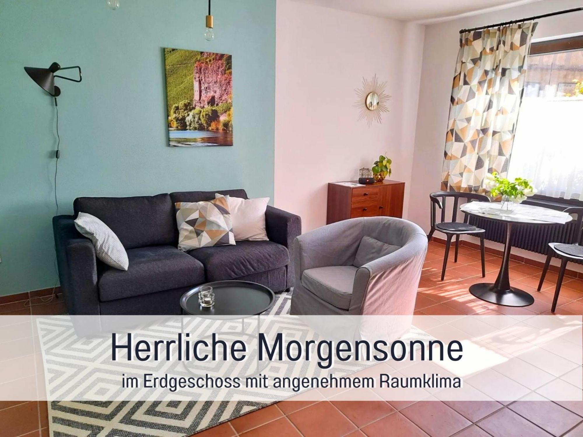 Ferienhaus Schwaab-Scherr, Genau Zwischen Bernkastel-Kues Und Traben-Trarbach, Mit Kostenlosem Oepnv-Ticket Fuer Bus Und Bahn, Parkplaetzen, Fahrradgarage Und Vielen Tipps Erden Extérieur photo